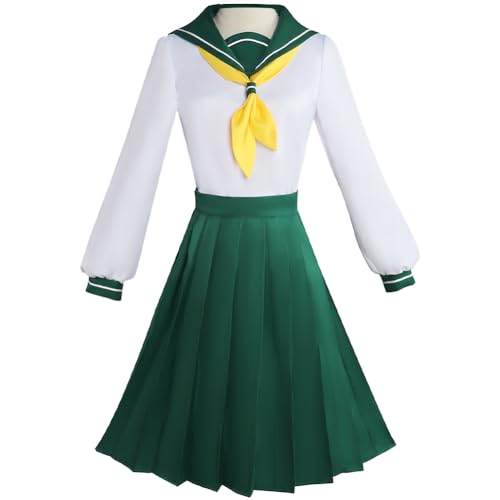 Xianyuee Gushing over Magical Girls Cocplay Hanabishi Haruka Cocplay Kostüm Anime Charakter Suit Set School Uniform Skirt Halloween Karneval Party von Xianyuee