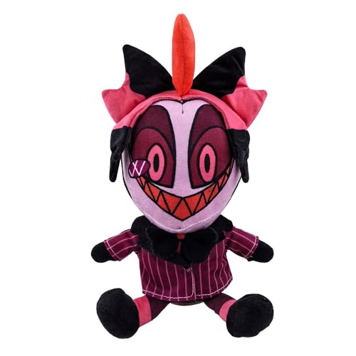 Xianyuee Hazbin Hotel Plush Alastor/Moxxie/Niffty, Hazbin Hotel Figur Soft Stuffed Sofa Cushion Pillow Home Decoration Geschenk 30CM von Xianyuee