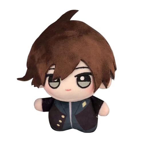 Xianyuee Naegi Makoto Plush Pendant Naegi Makoto Figur Weiches Gefülltes Schlüsselanhänger Tasche Schulranzen Dekoration Sammlerstück von Xianyuee