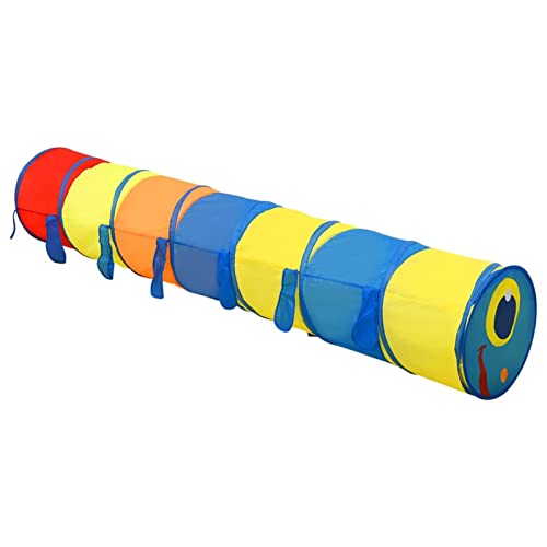 Spieltunnel mit 250 Bällen, Xichuzi Krabbeltunnel, Tunnel, Tunnel, Bällebad, Parcours, Indoor Spielgeräte, Mehrfarbig 245 cm Polyester von Xichuzi