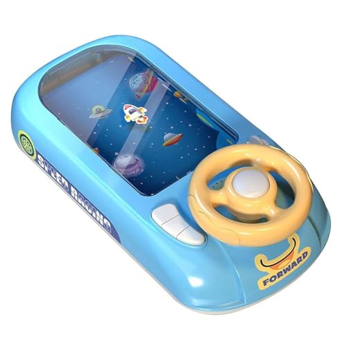 Xifyjus Rennauto-Babyspielzeug, Musik-Lenkrad-Spielzeug for Jungen von 4–6 Jahren, Kinder-Rennspielzeug, Autorennspiele, Rennauto-Spielzeug, Kleinkinder-simuliertes Rennauto-Fahrspiel(Blue) von Xifyjus