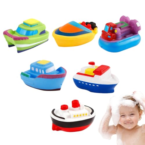 Xijobido Badeboote - Strandspielzeug Für Draußen - 6-teiliges Badespielzeug Für Kleinkinder Und Kinder, Spielzeug Für Schwimmbad Und Badewanne Xijobido Badeboote - Strandspielzeug Für Draußen - 6-teiliges Badespielzeug Für Kleinkinder Und Kinder, Spielzeug Für Schwimmbad Und Badewanne von Xijobido