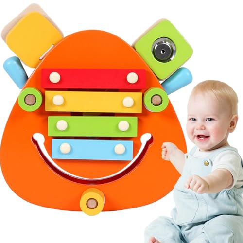 Xijobido Musikalisches Lernspielzeug für Kleinkinder, Musikinstrumente-Spielzeug für Kleinkinder, Hölzerne Schlaginstrumente, musikalisches Lernspielzeug, Sensorisches Instrumenten-Set, leuchtende von Xijobido