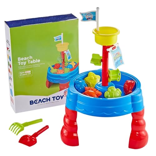 Xijobido Sandtisch - Sinnes Spieltisch | Lernspielzeug Aktivitätsspielzeug Draußen Für Kinder Mädchen Zum Spielen Garten Terrasse Rasen Xijobido Sandtisch - Sinnes Spieltisch | Lernspielzeug Aktivitätsspielzeug Draußen Für Kinder Mädchen Zum Spielen Garten Terrasse Rasen von Xijobido