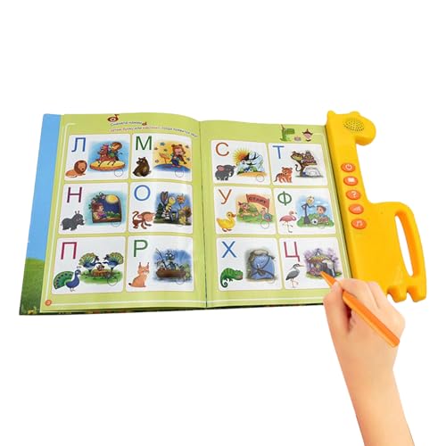 Xijobido Sprechendes Buch | Russisch Lernspielzeug für Kinder mit Tönen - Pädagogisches Lernspiel Interaktives Spielzeug Für Zuhause Unterwegs Mädchen Xijobido Sprechendes Buch | Russisch Lernspielzeug für Kinder mit Tönen - Pädagogisches Lernspiel Interaktives Spielzeug Für Zuhause Unterwegs Mädchen von Xijobido