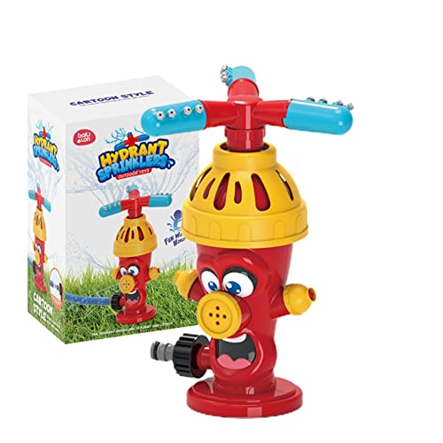 Ximan Wasser im Freien für Kinder, schönes Sprinkler-Spielzeug in Mundform, Sommerbrände, Drehregner für Hinterhof, Spritzspielzeug für den Sommer von Ximan