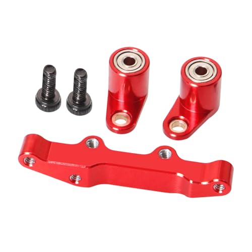 XinGeeek Lenkstange aus Aluminiumlegierung für LOSI 1/24 Micro-B 2WD Buggy RC Auto Upgrade Teile (rot) von XinGeeek