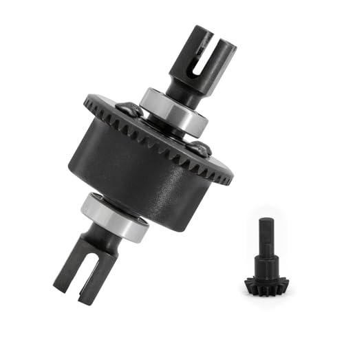 XinGeeek Montiertes Differential, verbessertes Teil, vorne und hinten, Universal-Differential für ARRMA 1/7 Infraction/Limitless 1/8 Typhon 6S RC (schwarz) von XinGeeek