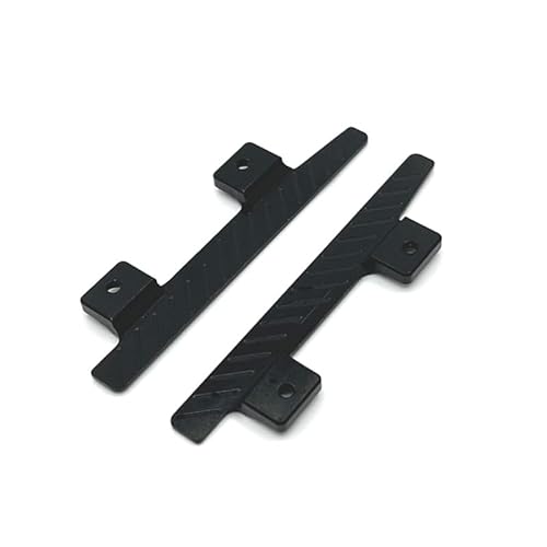 XinGeeek RC Side Pedal Modification Left Right Foot Pedals for 1/12 MN82 LC79 MN78 Crawler Car Replacement Parts (Black) von XinGeeek