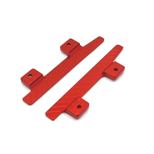 XinGeeek RC Side Pedal Modification Left Right Foot Pedals for 1/12 MN82 LC79 MN78 Crawler Car Replacement Parts (Red) von XinGeeek