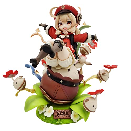 Anime Figur Klee Sitzposition Actionfigur Spielfigur Funken Ritter Spiel Figur Modell Realistische Charakter Modell Ornamente von Xinchangda