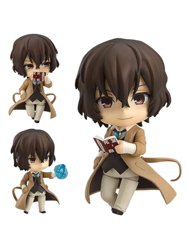 Dazai Osamu Figur Bungo Stray Dogs bewegliche Actionfiguren, austauschbares Zubehör, Figur, Anime-Statue, Desktop-Kollektion, Geschenke für Fans von Xinchangda