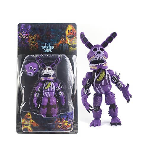 FNAF Actionfiguren, Five Nights Game Articulated Action Figure, Nightmare Foxy/Bonnie/Fazbear/Chica/Polizist 16 cm von Xinchangda