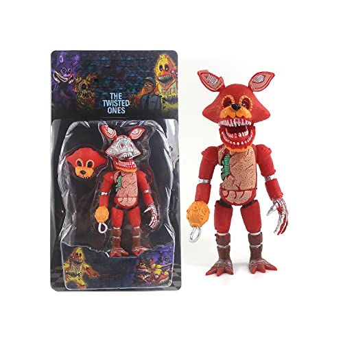 FNAF Figuren, Cartoon Game Charakere FNAF Action Figure, Nightmare Foxy/Bonnie/Fazbear/Chica/Polizist 16 cm von Xinchangda