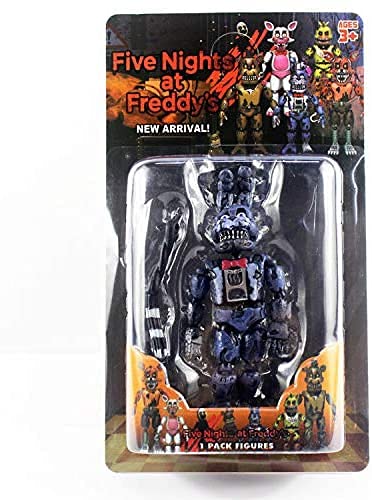 Xinchangda Five Nights Game Figures FNAF Security Breach Funtime Foxy Sister Location Horror Doll Lightening Movable Joints Action Figures 5.8 Inch von Xinchangda