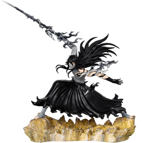 Mugetsu Ichigo Figur Kurosaki Ichigo Action Figur Anime Black Wing Ulquiorra Figuren mit Basis Modell, Hand Sword Kämpfer Position Sculpture mit Basis Sammlerstücke Decoration Geschenk 28CM Mugetsu Ichigo Figur Kurosaki Ichigo Action Figur Anime Black Wing Ulquiorra Figuren mit Basis Modell, Hand Sword Kämpfer Position Sculpture mit Basis Sammlerstücke Decoration Geschenk 28CM von Xinchangda