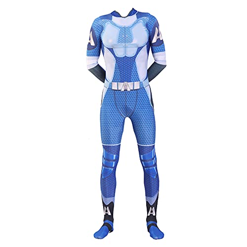 The Boys Homelander Cosplay Jumpsuit The Deep The Trainer Starlight Cosplay Kostüm Bodysuit Uniform Komplettes Set für Erwachsene Kinder Halloween Karneval Outfits, Der Trainer, 160/ 170 cm von Xinchangda