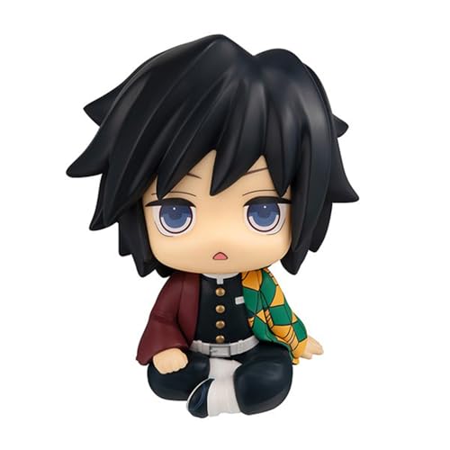 Tomioka Giyuu Figur Anime Look up Figure 10cm Cute Mini Figurine Tomioka Giyuu Action Figure Statue Modell Desktop Ornamente von Xinchangda