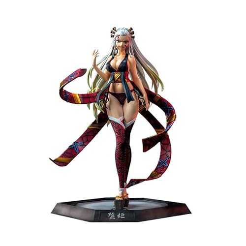 Xinchangda Kokushibo Action Figure, Tsugikuni Yoriichi Figur Statue, Gyutaro Anime Figuren Sammlung, 30 cm, Ume/Daki Stehendes Position Modell Ornamente Desktop Deko von Xinchangda