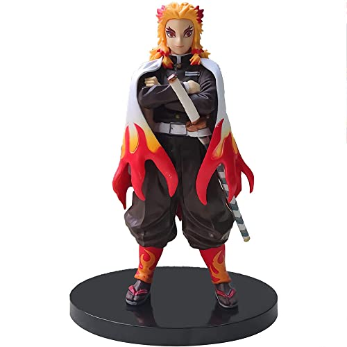 Rengoku Kyoujurou Figur Anime Actionfiguren PVC Statue Stehende Position Figurine Sammlung Handgefertigt Modell Geschenke für Fans 16 cm von Xinchangda