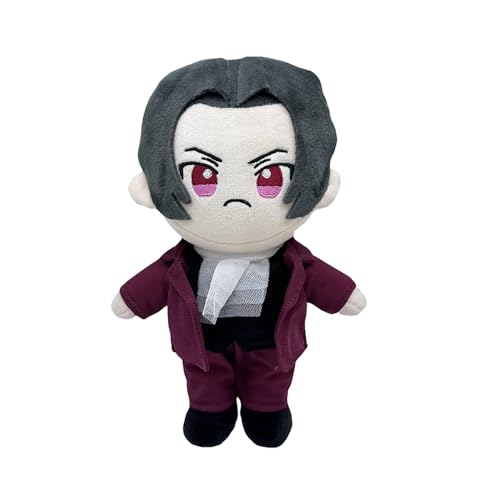 Xinchangda Anime Miles Edgeworth weiches Figurenkissen, 24 cm, Cartoon-Charakter, Miles Edgeworth, Stofffigurenkissen, Zuhause, Sofa, Dekoration, Sammlerstücke von Xinchangda