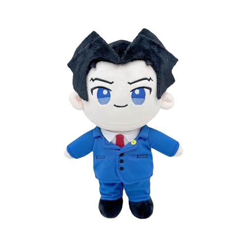 Xinchangda Anime Phoenix Wright Plüsch Figur Kissen, 24 cm, Cartoon-Charakter Phoenix Wright Stofffigurenkissen, Weiche Figur Heimdekoration Sammlerstücke von Xinchangda