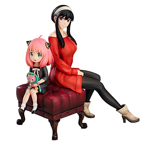 Xinchangda Anya Forger and Yor Forger Figuren, Anime Charaktere Anya Yor Forger Figur PVC Modelle Statue Home Decoration Collection Gifts Display Figurine von Xinchangda