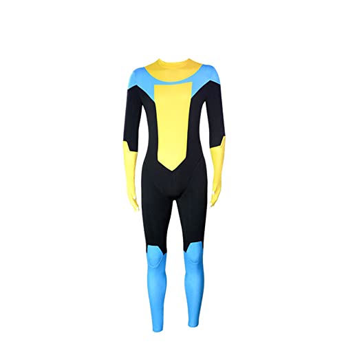 Xinchangda Atom Eve Cosplay Kostüm Omni-Man Jumpsuit Mark Grayson Cosplay Kostüm Bodysuit Superheld Outfits Full Set für Halloween Party, Mark Grayson (Erwachsene), M von Xinchangda