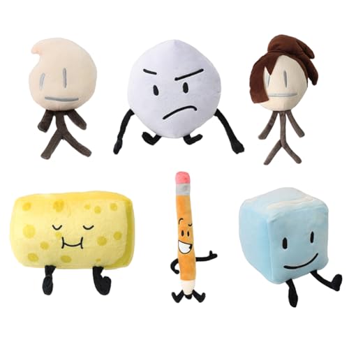 Xinchangda Battle for Dream Island Plüschfigur, Spiel Charakter Bleistift/David/Ice Chunks/Sponges/Dora/Snowball Soft Plush Stuffed Game Anime Figur von Xinchangda