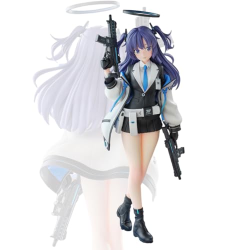 Xinchangda Blue Archive Anime Figure Hayase Yūka Figure with Gun Model 24cm PVC Anime Action Figures Statue Desktop Decoration Collectible Gift for Anime Fans von Xinchangda