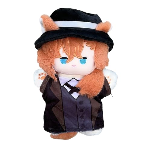 Xinchangda Bungo Stray Dogs Dazai Osamu Weiche Figur kann auf die Hand gelegt werden, niedlich und weich Nakahara Chuuya Anime Kissen Cosplay Prop Collections von Xinchangda