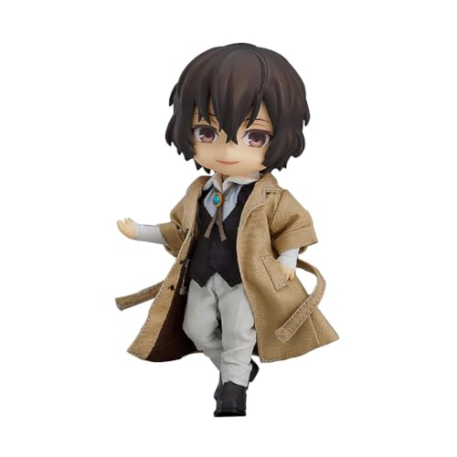 Xinchangda Dazai Osamu Figur Abnehmbare Real Cloth Clothes Anime Figur Bungo Stray Dogs Bewegliche Actionfigur Statue Desktop Kollektionen Geschenk für Fans von Xinchangda