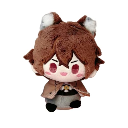 Xinchangda Dazai Osamu Plüschfigur, Dazai Osamu, Anime-Figur, 12 cm, Baumwolle, Plüschfigur, niedlicher Schlüsselanhänger, Schulranzen-Anhänger, Schlüsselanhänger, Dekoration Xinchangda Dazai Osamu Plüschfigur, Dazai Osamu, Anime-Figur, 12 cm, Baumwolle, Plüschfigur, niedlicher Schlüsselanhänger, Schulranzen-Anhänger, Schlüsselanhänger, Dekoration von Xinchangda