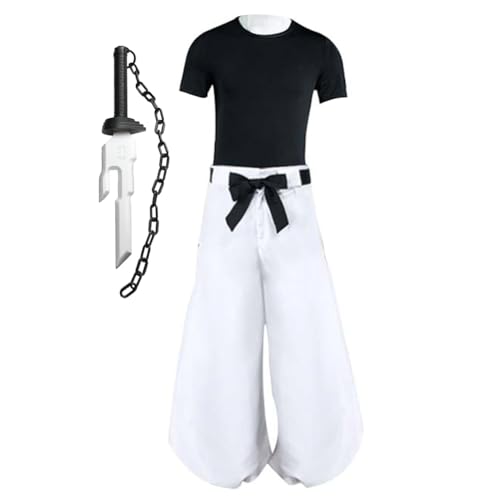 Xinchangda Fushiguro Toji Cosplay Kostüm Anime Fushiguro Toji Cosplay Halloween Weihnachten Uniformen Full Set von Xinchangda