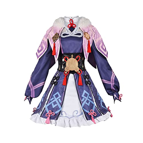 Xinchangda Hu Tao Cosplay Kostüm Anime Spiel Raiden Ei/Yae Miko/Kamisato Ayaka/Yun Jin Cosplay Kostüm Uniform Anzug mit Perücke Halloween Karneval Outfits für Frauen von Xinchangda