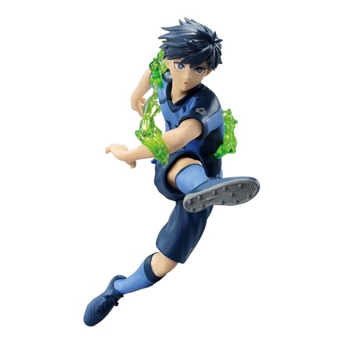 Xinchangda Isagi Yoichi Figur 16 cm Blue Lock Actionfiguren Kicking Posture Figur Desktop Ornamente Sammlung Geschenke für Fans von Xinchangda