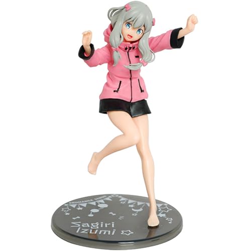 Xinchangda Izumi Sagiri Figur Anime Illustration Original Malerei Figur IzumiSagiri Actionfigur Hoodie Stil 20cm Desktop Dekoration Sammlerstücke von Xinchangda