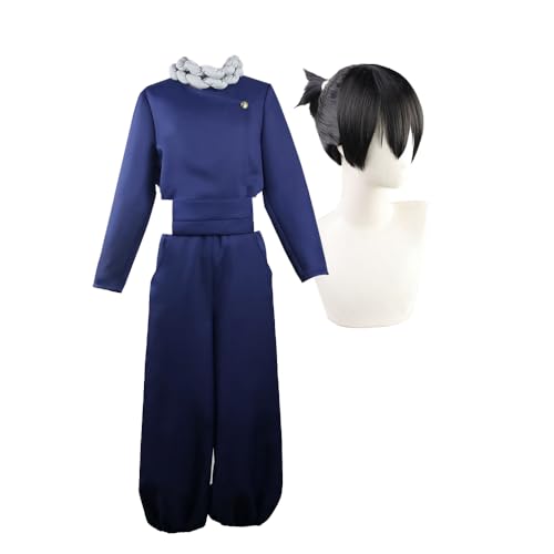 Xinchangda JJK Cosplay Kostüm, Mechamaru Ultimate Anime Cosplay Uniformen Komplettes Set mit Perücke für Halloween Weihnachten von Xinchangda