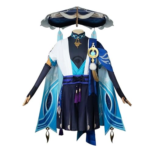 Xinchangda Kaeya/Wanderer/Arataki Itto/Eula/Faruzan Cosplay Kostüm, Anime Role-Playing Uniform Set Halloween Party Dress Up Suit, Game Cosplay Kostüm für Mann Frau von Xinchangda