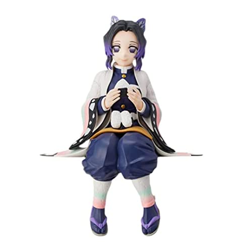 Xinchangda Kochou Shinobu Anime Figuren ESS-Reis Sitzendes Modell PVC Anime Statue Nudel-Stopper Sammlung Actionfiguren Desktop Ornamente Geschenk für Anime-Fans von Xinchangda