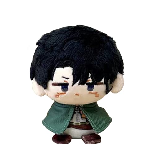 Xinchangda Levi Figur Kissen Anhänger Dekorationen Eren Jaeger/Zoe Hans Anime weich gefülltes Kissen Anime Figur für Fans 10 cm von Xinchangda