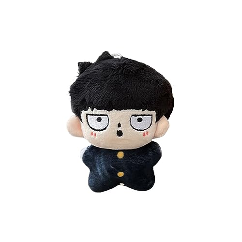 Xinchangda Mob Psycho 100 Plüsch-Anime-Cartoon-Kageyama Shigeo/Mob/Reigen Arataka, Plüsch, weich, 12 cm von Xinchangda