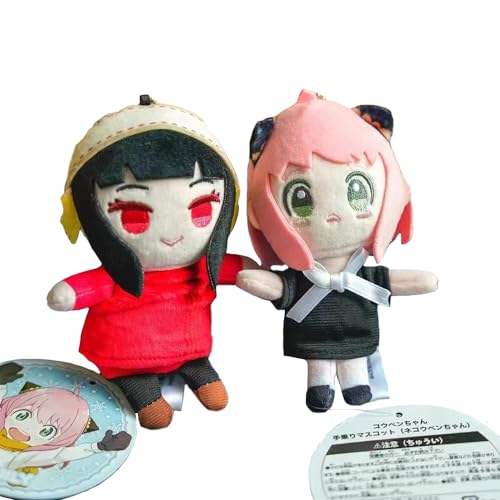 Xinchangda Yor Forger Plüschfigur Anhänger Anime Anya Forger Plushies Cartoon Loid Forger Gefüllte Plüsch Niedlich Weich Kissen Geschenk für Fans von Xinchangda