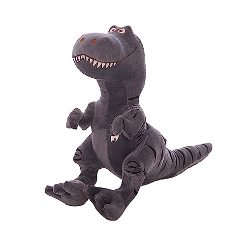 XineYuor Dino Kuscheltier,Plüschtier Dinosaurier Dino Stofftier Kuscheltier Plüsch Tyrannosaurus Rex Stofftierpuppe Dinosaurier Kuscheltier Geschenk für Baby,Kinder,Erwachsene (Asche, 40CM) von XineYuor