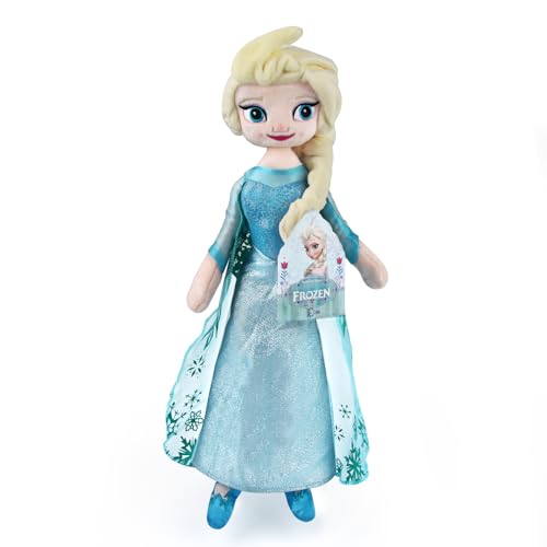 Xingsky Kuscheltier Plüschfigur, ELSA Spielzeug Puppe 40cm Frozen Puppe, ELSA Stoffpuppe Cartoon Gefüllte Puppe für Kinder Mädchen Geburtstag von Xingsky