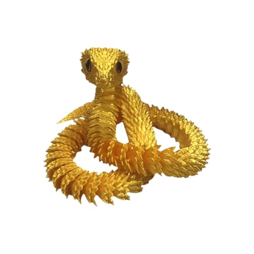 3D -gedruckte Schlange - Flexibler artikuliertes Tierspielzeug, glatte, bewegliche Segmente, kreatives, leichtes Design, Struktur Realistisches Display -Stück | Schlangenmodell für Erwachsene Kinder D 3D -gedruckte Schlange - Flexibler artikuliertes Tierspielzeug, glatte, bewegliche Segmente, kreatives, leichtes Design, Struktur Realistisches Display -Stück | Schlangenmodell für Erwachsene Kinder D von Xinhuju