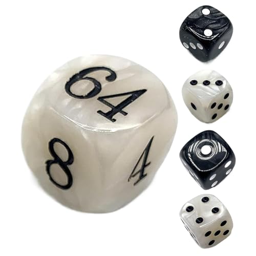 Backgammon Dice - Classic Set, Dice Combo -Spiel, Brettspielzubehör | Würfel von haltbarer Acryl -Backgammon, perfekt für Familienspiele, strategische Freizeit, Partys und Reisen von Xinhuju