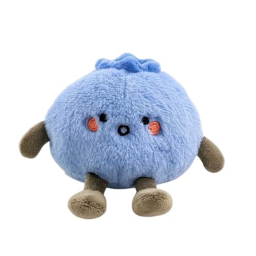 Blaubeer-Plüschtiers – Flauschiges Cartoon-Plüschtier, Mini-Weichfigur | Kompakte 10 Cm Große Obstpuppe Mit Kawaiis-Ausdruck, Dekoratives Plüschtier Fürs Wohnzimmer, Schreibtisch-Deko, Kuscheltier Für Blaubeer-Plüschtiers – Flauschiges Cartoon-Plüschtier, Mini-Weichfigur | Kompakte 10 Cm Große Obstpuppe Mit Kawaiis-Ausdruck, Dekoratives Plüschtier Fürs Wohnzimmer, Schreibtisch-Deko, Kuscheltier Für von Xinhuju