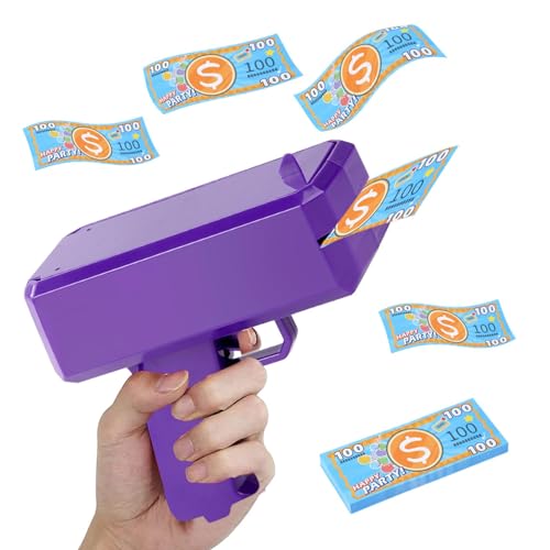 Cash Cannon, Money Shooter-Maschine - Handheld-Geldkanonen-Geldscheinspray | Handheld Bill Spray, Make It Rain Toy Shooter, Batterie Nicht im Lieferumfang enthalten für Game Movies von Xinhuju