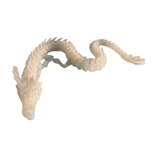 Dragon Fidget 3D-gedruckt,3D-gedruckter Drache - Leuchtendes bewegliches Drachenspielzeug 3D-Druck - Artikuliertes Drachendekor, ästhetisches Kunsthandwerk für Wohnzimmer, Eingangsbereich, Arbeitszimm von Xinhuju